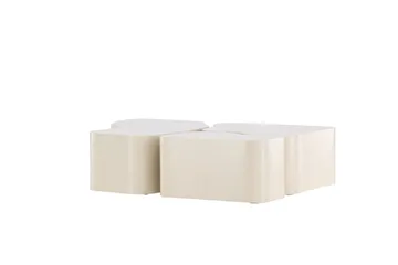 Nordland 92x74 cm Rektangulært Sofabord i Tre - Beige - Møbler - Bord - Sofabord