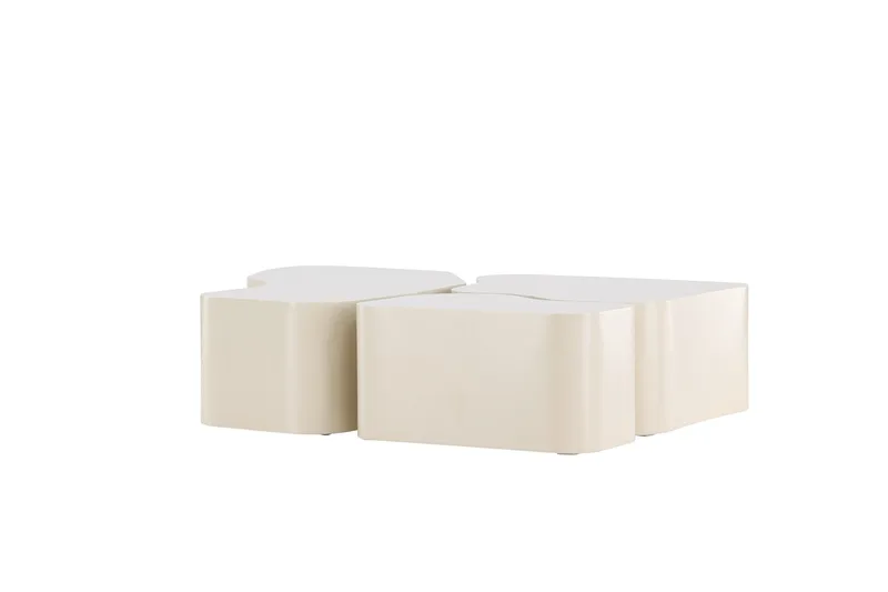 Nordland 92x74 cm Rektangulært Sofabord i Tre - Beige - Møbler - Bord - Sofabord