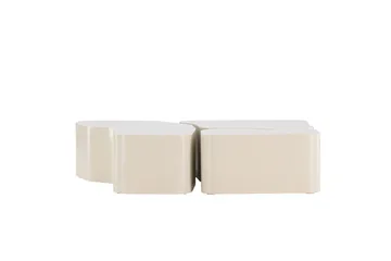Nordland 92x74 cm Rektangulært Sofabord i Tre - Beige - Møbler - Bord - Sofabord