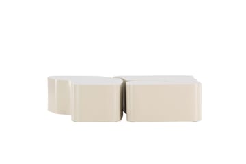 Nordland Soffbord 92x74 cm - Beige - Møbler - Bord - Sofabord