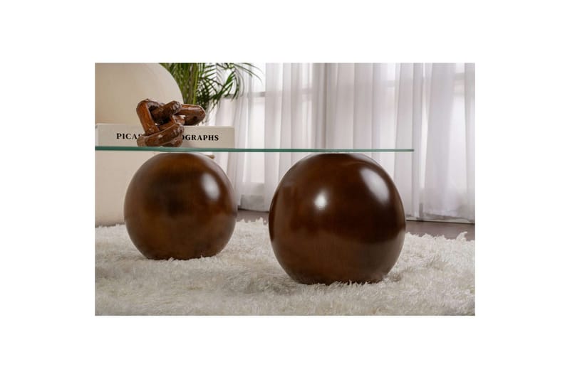 Sofabord Nordure Elinville Sofabord 120 cm Lysebrun - Møbler - Bord - Sofabord