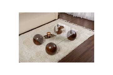 Sofabord Nordure Koushik Sofabord 110 cm Sand,Flerfarget - Møbler - Bord - Sofabord