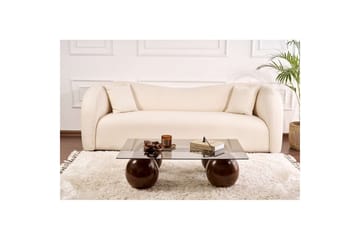 Sofabord Nordure Koushik Sofabord 110 cm Sand,Lysegrå - Møbler - Bord - Sofabord