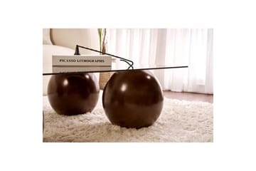 Sofabord Nordure Koushik Sofabord 110 cm Sand,Sjokoladebrun - Møbler - Bord - Sofabord