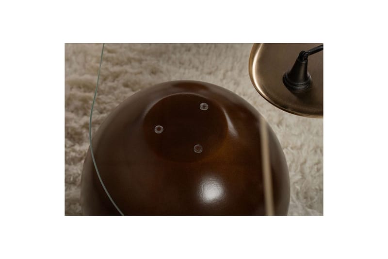 Sofabord Nordure Maroulburg Sofabord 118 cm Hvit,Brun - Møbler - Bord - Sofabord