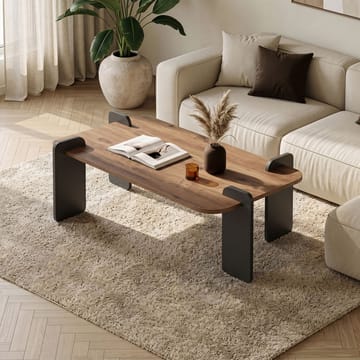 Sofabord Nordure Renard (120 x 35 x 60 cm) Atlantisk furu antrasitt - Atlantisk furu og antrasitt - Møbler - Bord - Sofabord