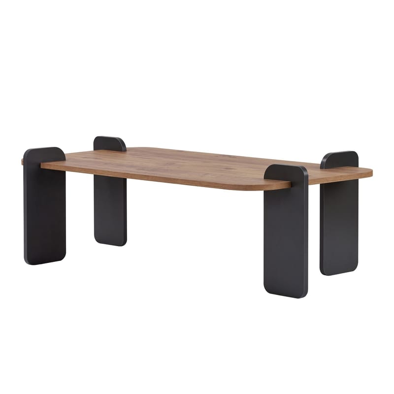 Sofabord Nordure Renard (120 x 35 x 60 cm) Atlantisk furu antrasitt - Atlantisk furu og antrasitt - Møbler - Bord - Sofabord