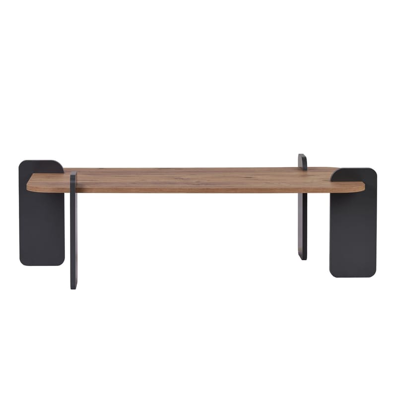 Sofabord Nordure Renard (120 x 35 x 60 cm) Atlantisk furu antrasitt - Atlantisk furu og antrasitt - Møbler - Bord - Sofabord