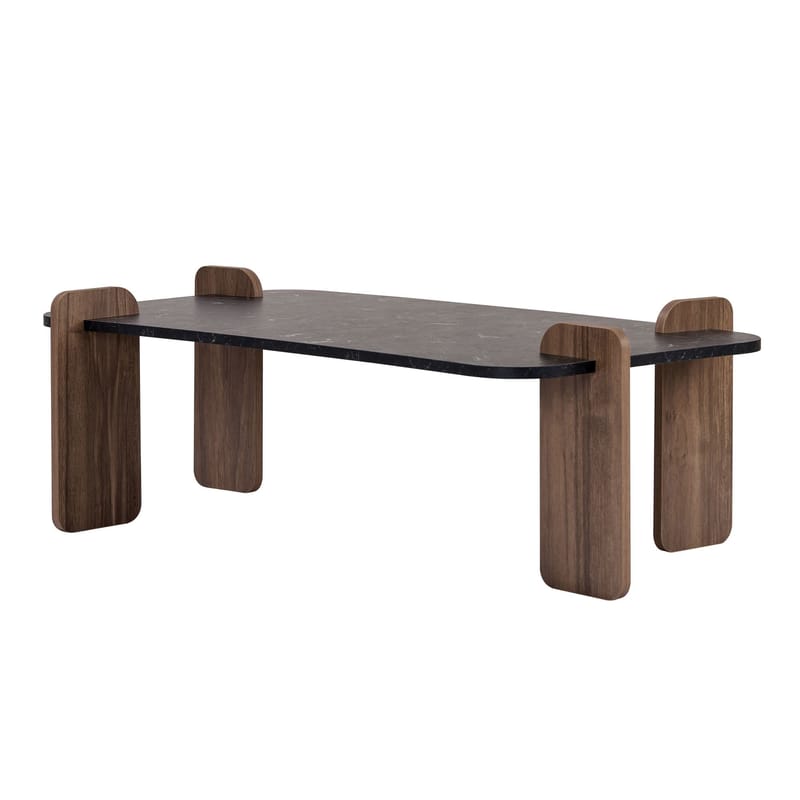 Sofabord Nordure Renard (120 x 35 x 60 cm) Lotus valnøtt - Møbler - Bord - Sofabord