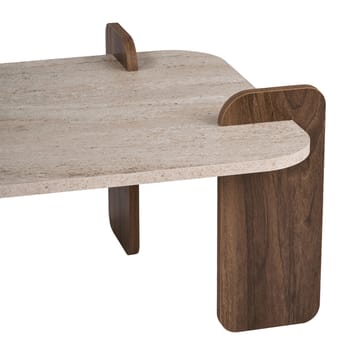 Sofabord Nordure Renard (120 x 35 x 60 cm) Travertin valnøtt - Møbler - Bord - Sofabord