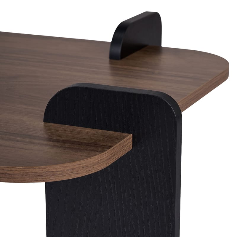 Sofabord Nordure Renard (120 x 35 x 60 cm) Valnøttre svart - Møbler - Bord - Sofabord