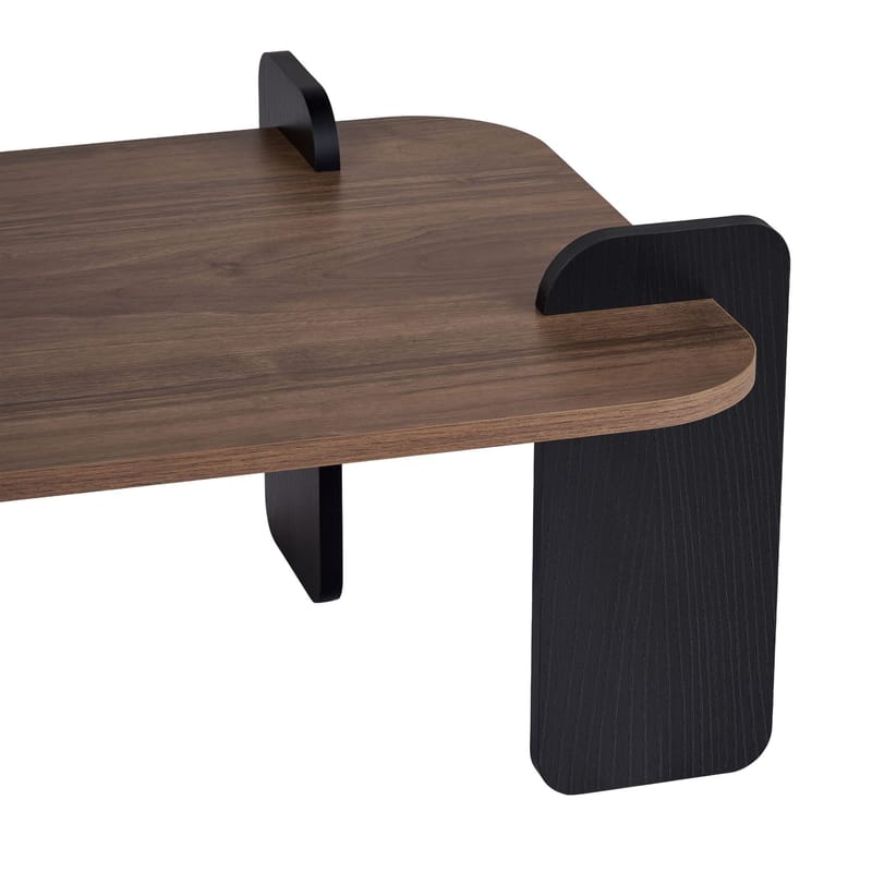 Sofabord Nordure Renard (120 x 35 x 60 cm) Valnøttre svart - Møbler - Bord - Sofabord