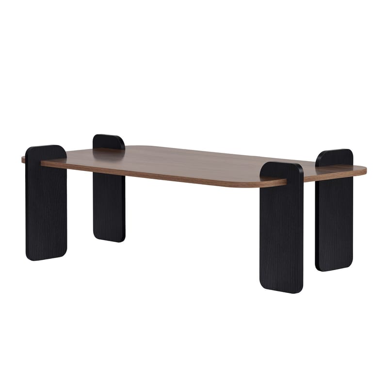 Sofabord Nordure Renard (120 x 35 x 60 cm) Valnøttre svart - Møbler - Bord - Sofabord