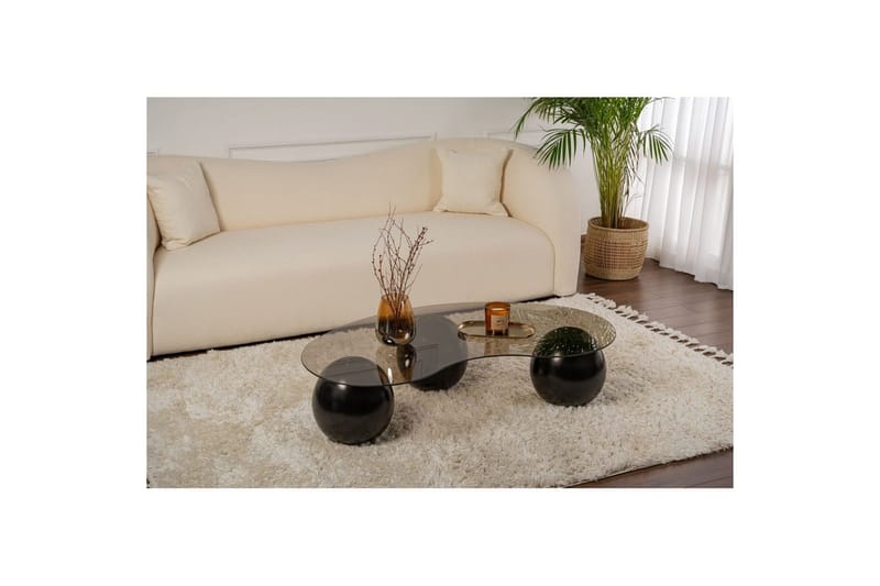 Sofabord Nordure Sofabord Jaromere Svart,Bronse - Møbler - Bord - Sofabord