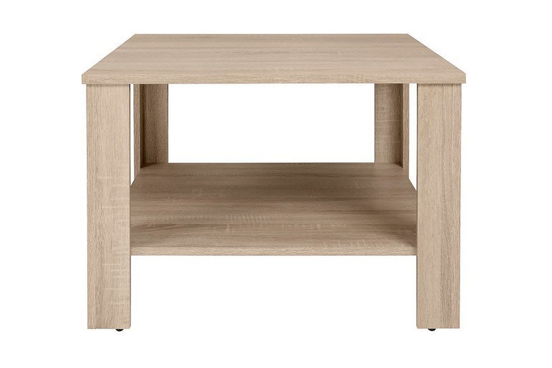 Odettie Sofabord 68 cm med Oppbevaring Hylle Lys Eik - Tre/natur - Møbler - Bord - Sofabord
