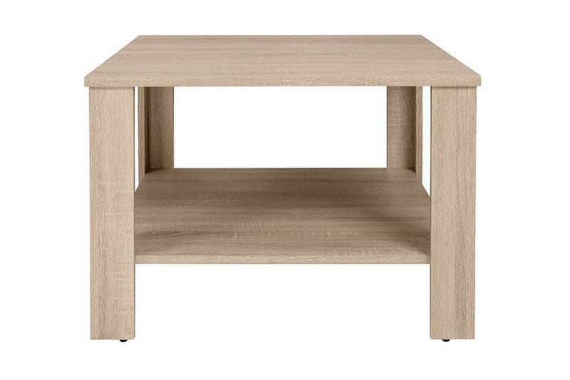 Odettie Sofabord 68 cm med Oppbevaring Hylle Lys Eik - Tre/natur - Møbler - Bord - Sofabord