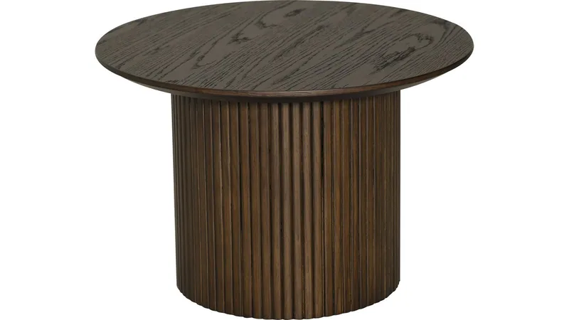 Sofabord Odmark 60 cm, Brunlakkert eik