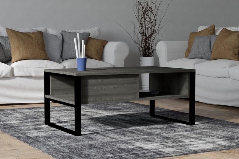 Oldwyk Sofabord 100 cm - Antrasitt - Møbler - Bord - Sofabord