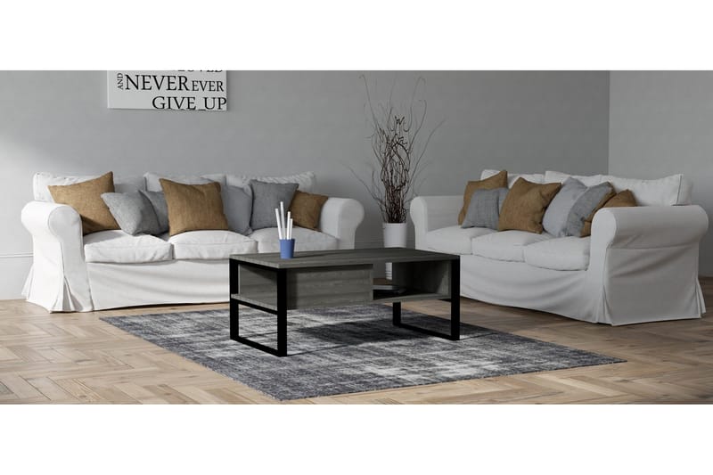 Oldwyk Sofabord 100 cm - Antrasitt - Møbler - Bord - Sofabord