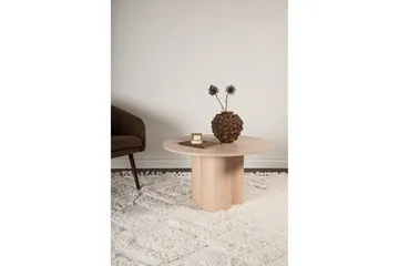 Olivia Sofabord 80 cm Rundt - Hvid - Møbler - Bord - Spisebord & kjøkkenbord