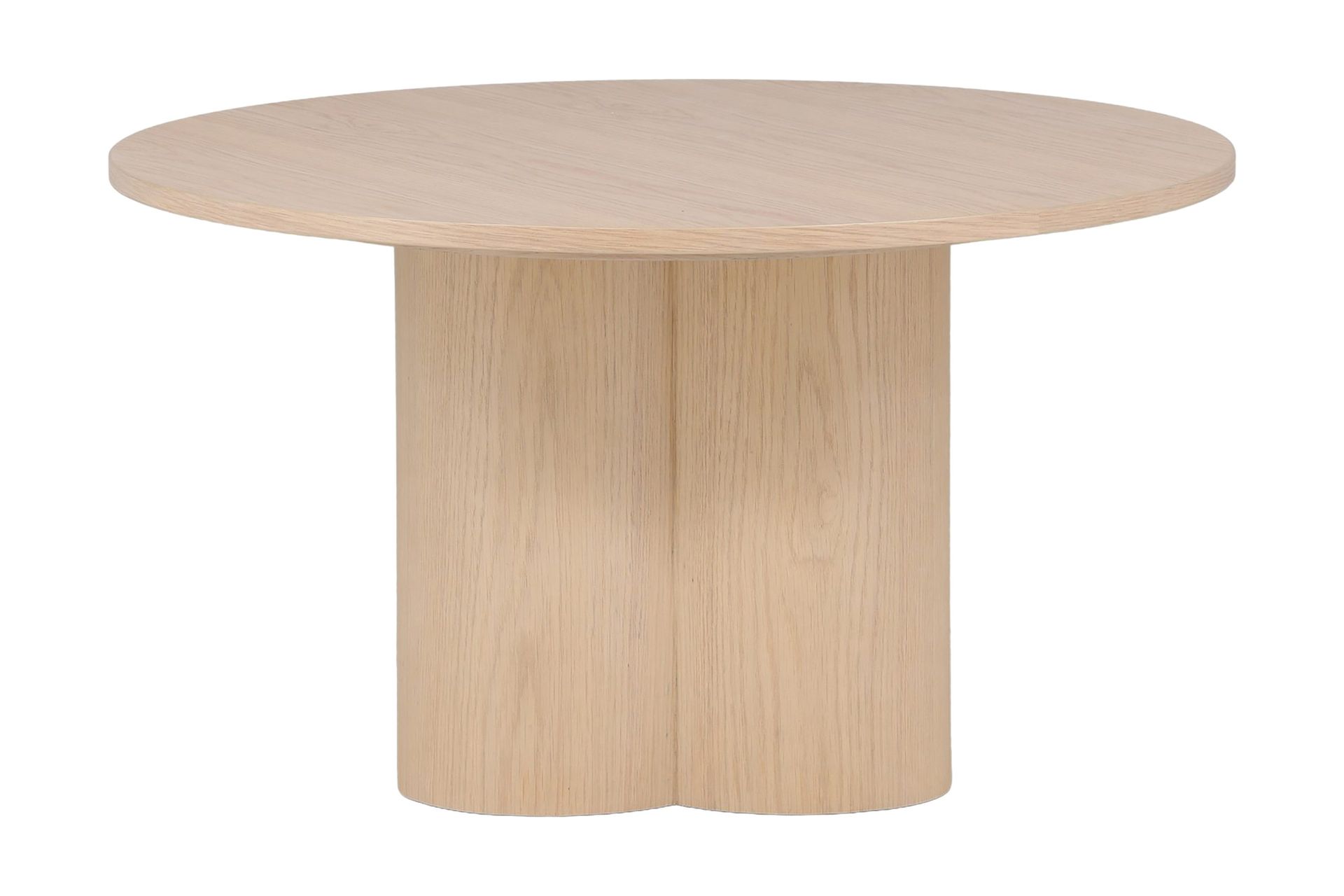 Olivia Sofabord 80 cm Rundt - Hvid