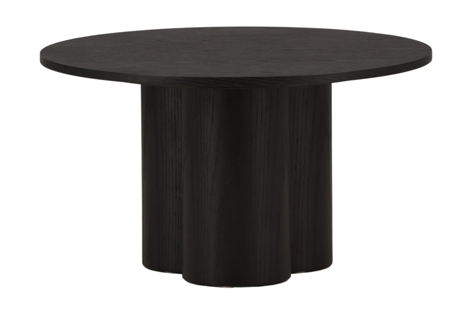 Olivia Sofabord 80 cm Rundt - Sort - Møbler - Bord - Spisebord & kjøkkenbord