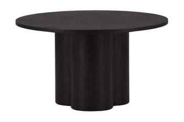 Olivia Sofabord 80 cm Rundt - Sort - Møbler - Bord - Spisebord & kjøkkenbord