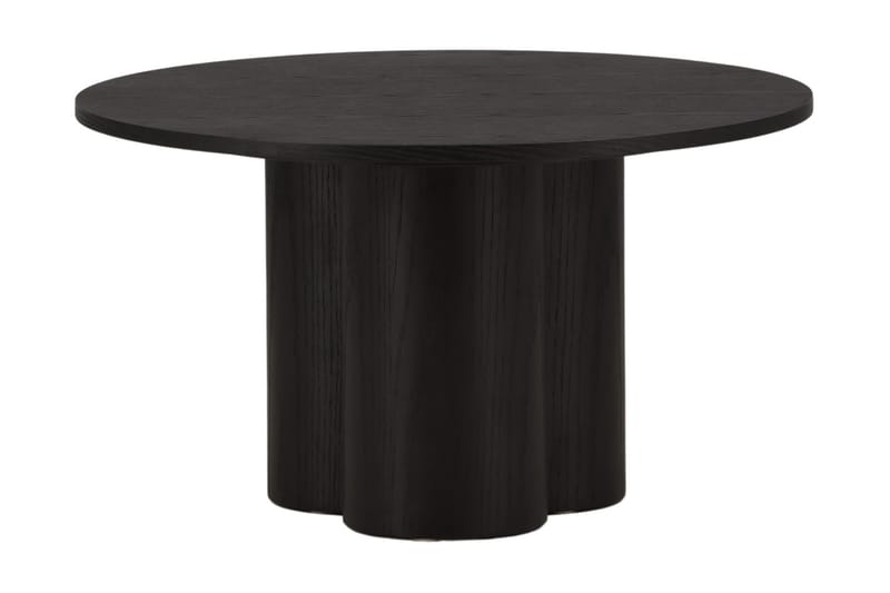 Olivia Sofabord 80 cm Rundt - Sort - Møbler - Bord - Spisebord & kjøkkenbord