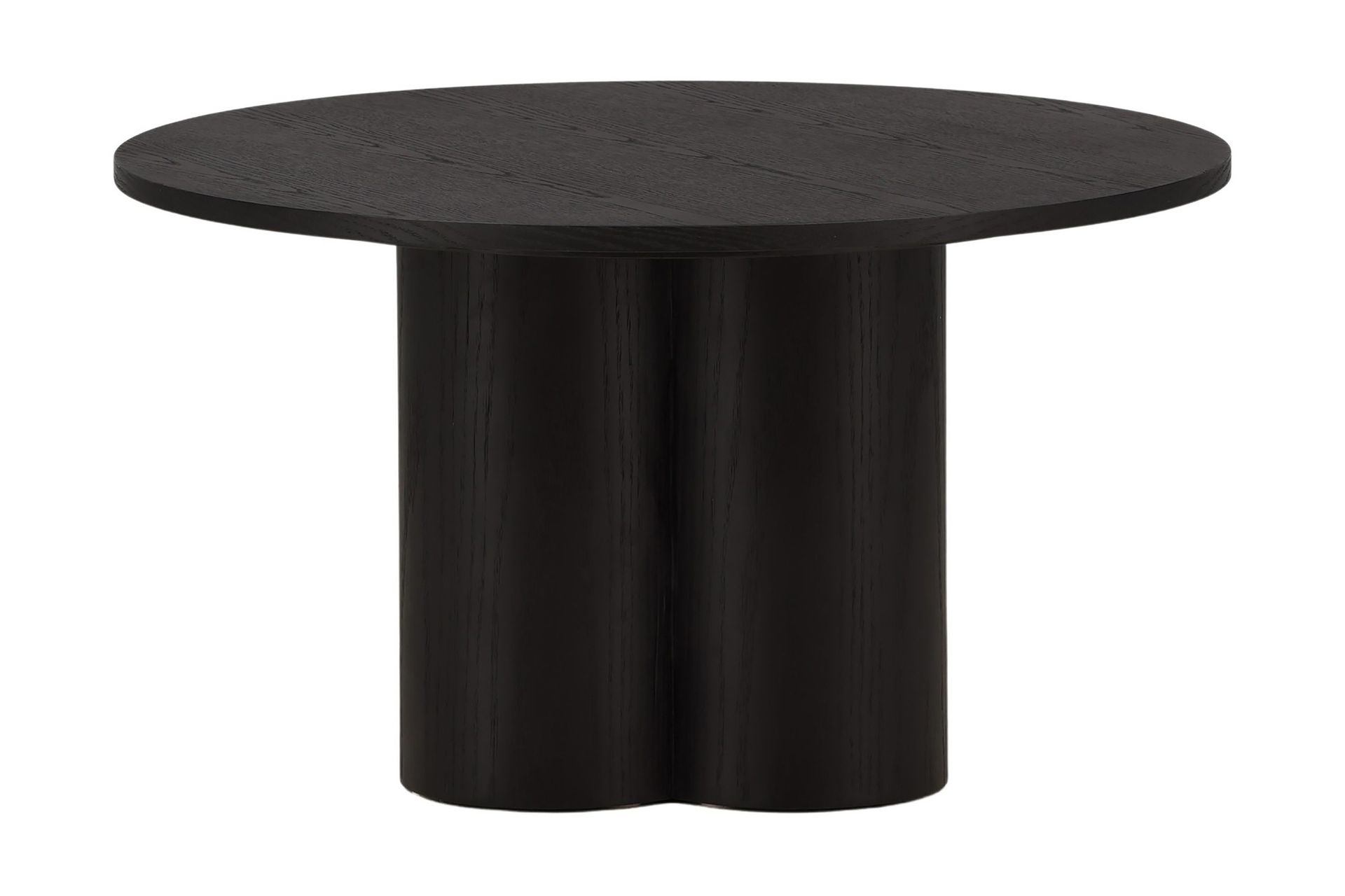 Olivia Sofabord 80 cm Rundt - Sort