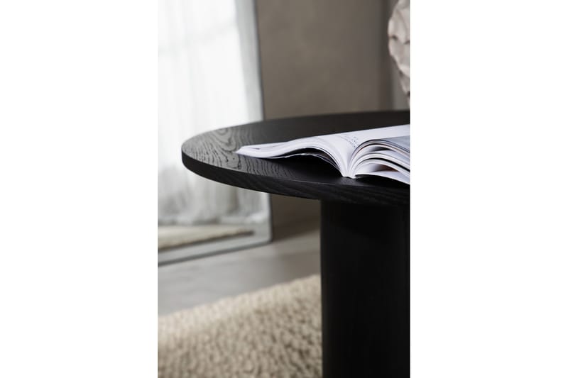 Olivia Sofabord 80 cm Rundt - Sort - Møbler - Bord - Sofabord