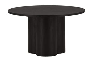 Olivia Sofabord 80 cm Rundt - Sort - Møbler - Bord - Spisebord & kjøkkenbord