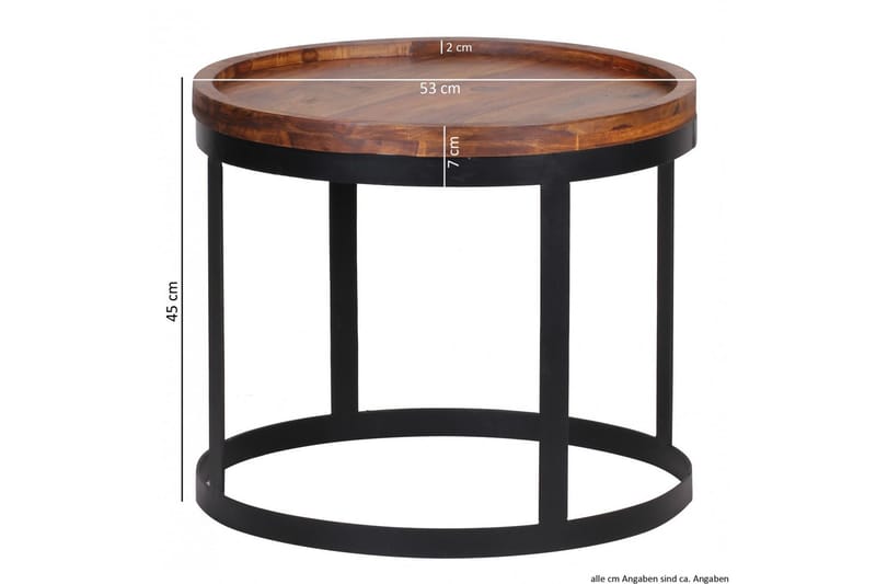 Orleman Settbord 2-pk - Brun - Møbler - Bord - Sofabord