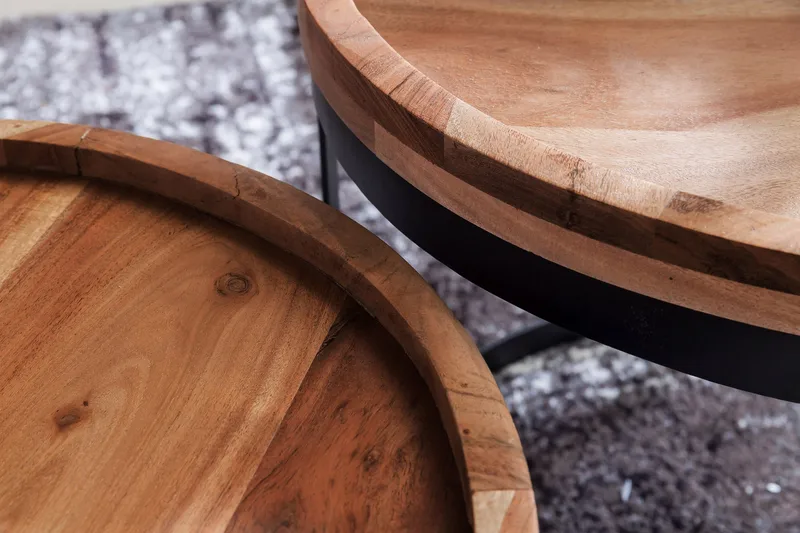 Orleman Settbord 2-pk - Brun - Møbler - Bord - Sofabord