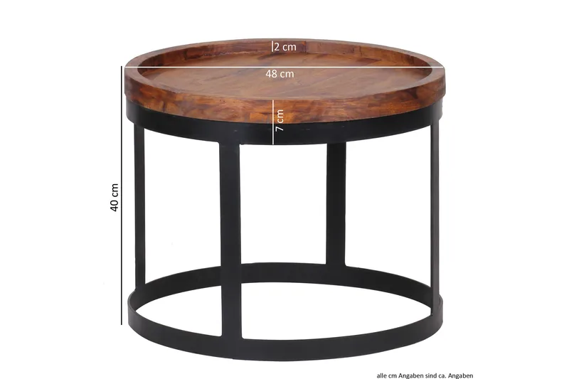 Orleman Settbord 2-pk - Brun - Møbler - Bord - Sofabord