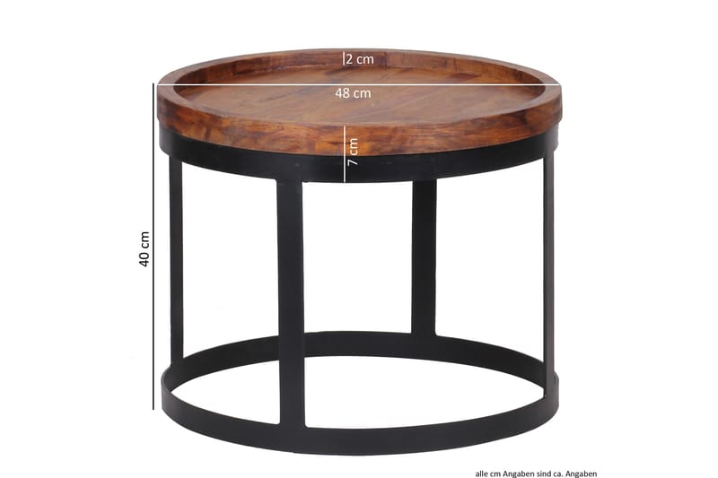 Orleman Settbord 2-pk - Brun - Møbler - Bord - Sofabord