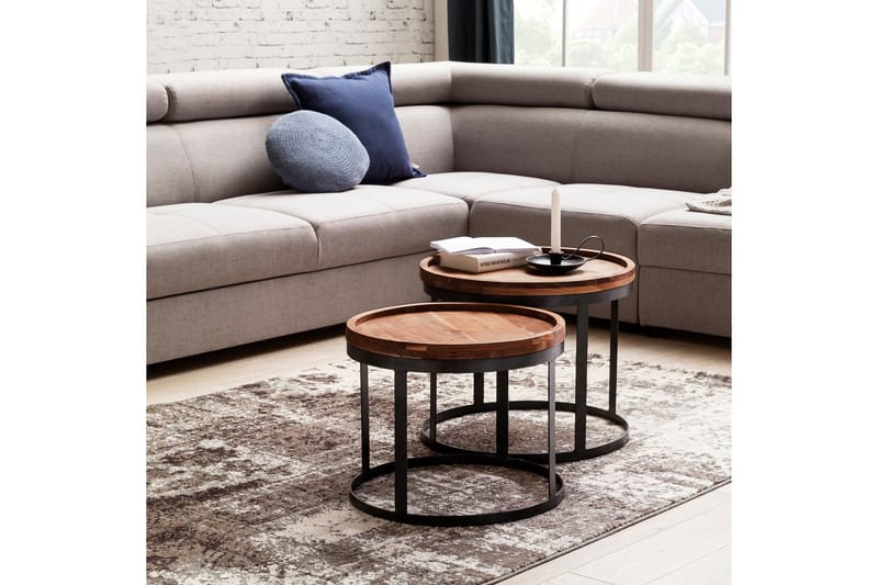 Orleman Settbord 2-pk - Brun - Møbler - Bord - Sofabord