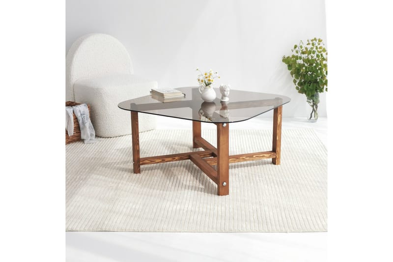 Ostwerwal Sofabord 80 cm Rundt - Natur - Møbler - Bord - Sofabord