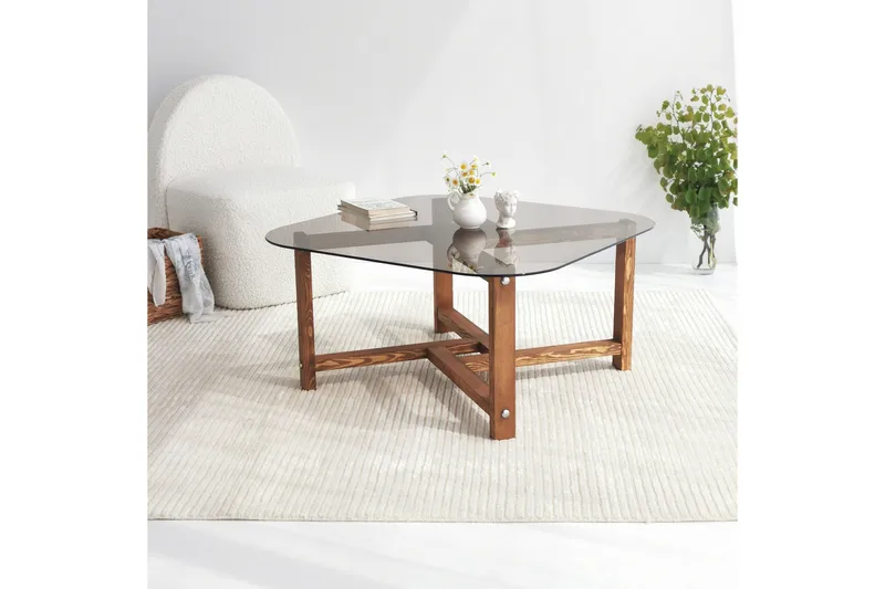 Ostwerwal Sofabord 80 cm Rundt - Natur - Møbler - Bord - Sofabord