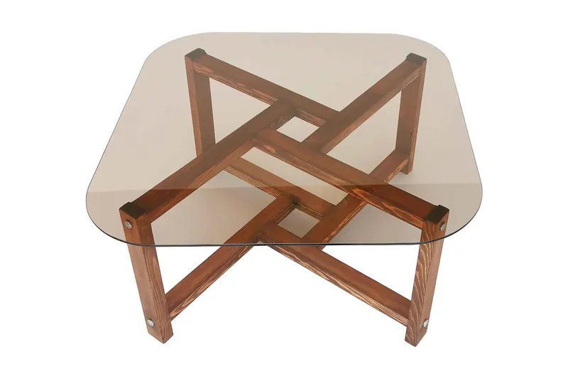 Ostwerwal Sofabord 80 cm Rundt, Natur