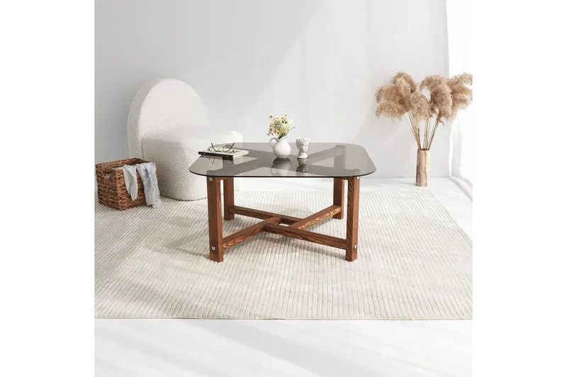 Ostwerwal Sofabord 80 cm Rundt - Natur - Møbler - Bord - Sofabord