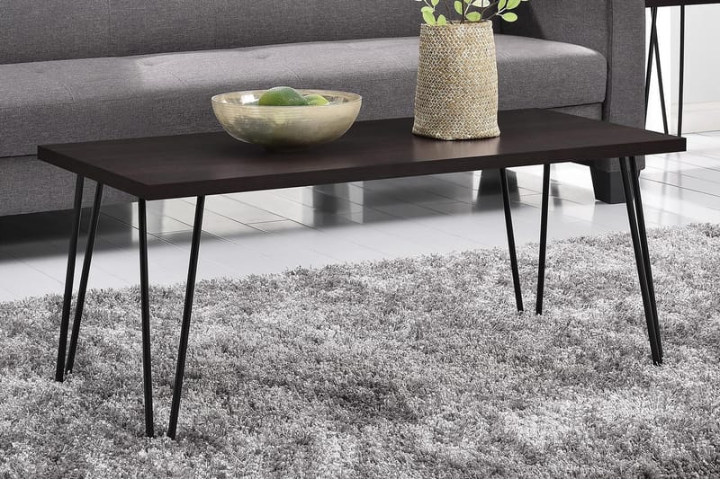 Owen Sofabord 107 cm Espresso/Svart - Dorel Home - Møbler - Bord - Sofabord