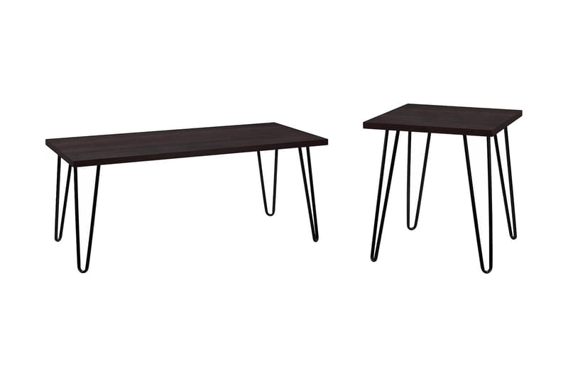 Owen Sofabord 107 cm Espresso/Svart - Dorel Home - Møbler - Bord - Sofabord