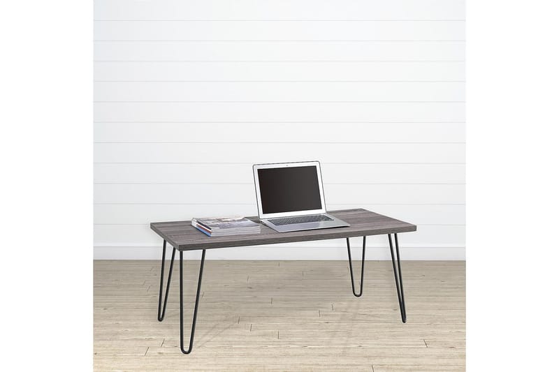 Owen Sofabord 107 cm Grå/Svart - Dorel Home - Møbler - Bord - Sofabord