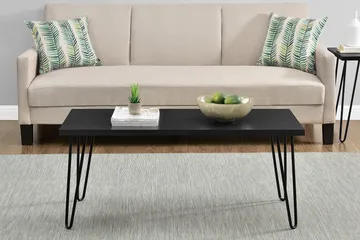 Owen Sofabord 107 cm Svart - Dorel Home - Møbler - Bord - Sofabord
