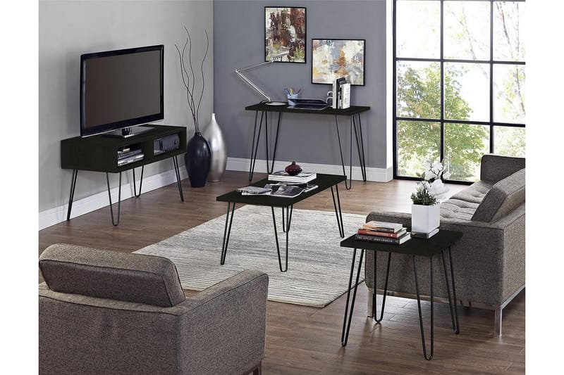 Owen Sofabord 107 cm Svart - Dorel Home - Møbler - Bord - Sofabord