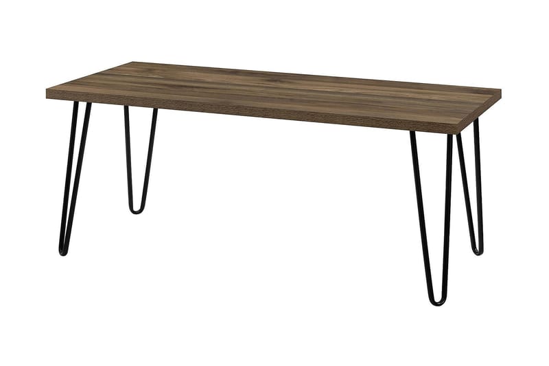 Owen Sofabord 107 cm Valnøttsbrun/Svart - Dorel Home - Sofabord