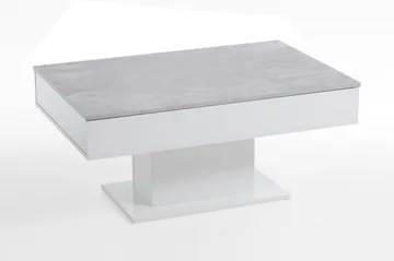 Pacak Sofabord 100 cm - Betonggrå/Hvit - Møbler - Bord - Sofabord