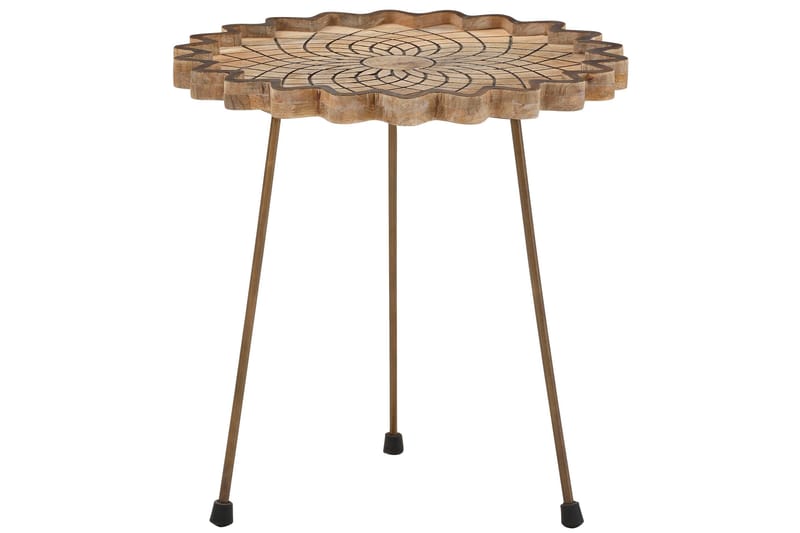 Palalda Sofabord 40 cm Rundt - MangoTre/Natur - Møbler - Bord - Sofabord