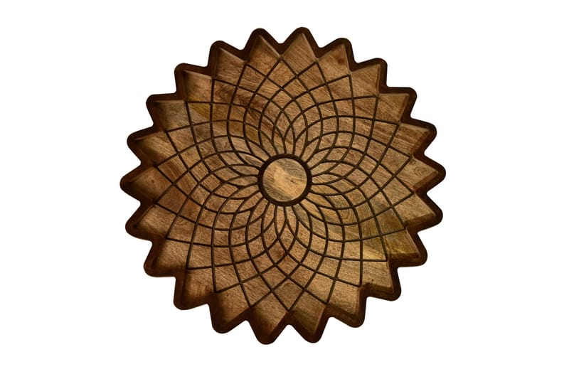 Palalda Sofabord 40 cm Rundt - MangoTre/Natur - Møbler - Bord - Sofabord