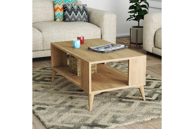 Palgrave Sofabord 90x54x90 cm - Eik - Møbler - Bord - Sofabord